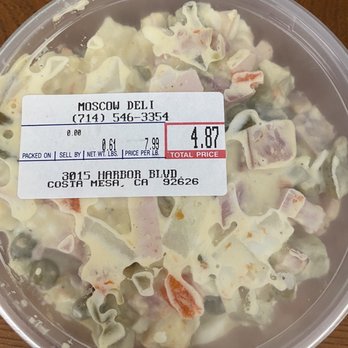 Moscow Deli - Potato salad with soles ham. Delic! - Delis Near Me - Costa Mesa, California Moscow Deli - Potato salad with soles ham. Delic! - Delis Near Me - Costa Mesa, California