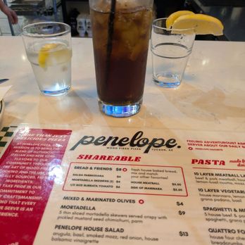 Penelope - Sitting at the bar - Pizza Near Me - Tucson, Arizona