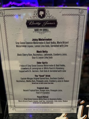 Menu photo 4 Betty Jane's Bar & Grill Warren, MI