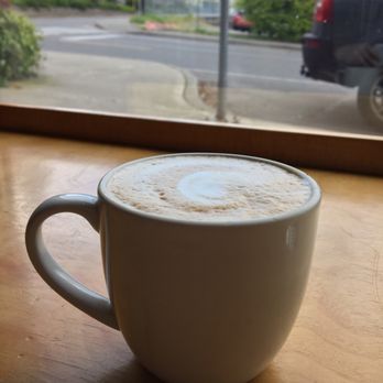 Cups Espresso & Cafe - 12 oz. cappuccino ($3.50) - Coffee & Tea Near Me - Bainbridge Island, Washington