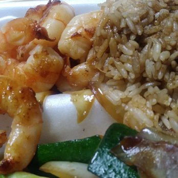 Wasabi - Was actually supposed to be shrimp teriyaki looks more like shrimp hibachi or more aptly something thrown in a box . - Japanese Near Me - Jacksonville, Florida Wasabi - Was actually supposed to be shrimp teriyaki looks more like shrimp hibachi or more aptly something thrown in a box . - Japanese Near Me - Jacksonville, Florida
