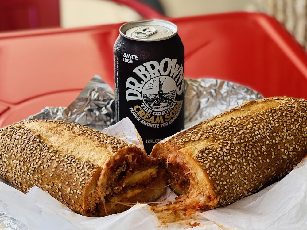 Food from V & S Italian Deli & Subs