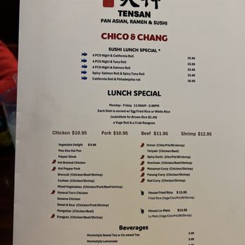 Chico and Chang - Menu 10/14/24 - Chinese Near Me - Atlanta, Georgia