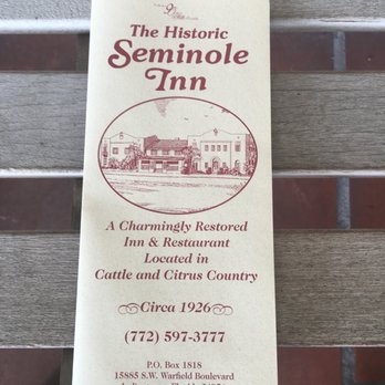 Seminole Inn - Hotels Near Me - Indiantown, Florida