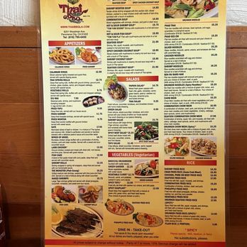 Thai BBQ - Menu as of 2025/06/06 - Thai Near Me - Panorama City, California