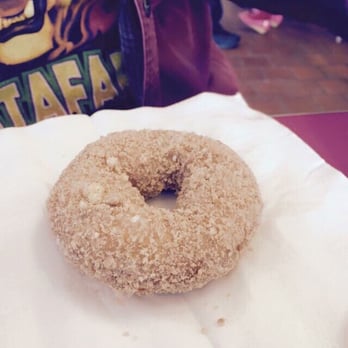 Delectable Donuts - a doughnut on a napkin - Donuts Near Me - Cheyenne, Wyoming