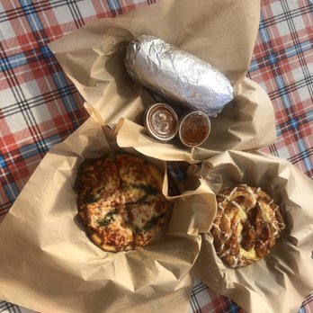 Suncoast Organic Farm - Steak burrito, margherita flatbread, and an apricot danish - Bakeries Near Me - Hollister, California Suncoast Organic Farm - Steak burrito, margherita flatbread, and an apricot danish - Bakeries Near Me - Hollister, California