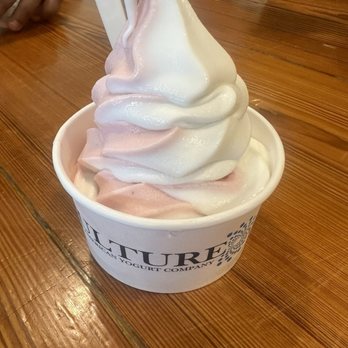 Culture - Strawberry and lemon lavender swirl - Ice Cream & Frozen Yogurt Near Me - Brooklyn, New York