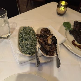 The Capital Grille - Half order sides of spinach and shrooms - Steakhouses Near Me - Houston, Texas The Capital Grille - Half order sides of spinach and shrooms - Steakhouses Near Me - Houston, Texas