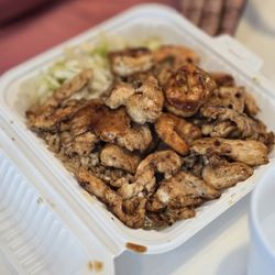 Kizuna Cafe - Chicken and Shrimp Hibachi