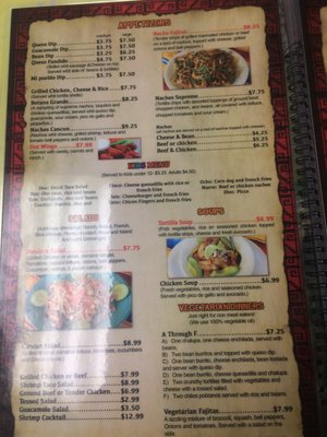 Menu photo 6 Las Brisas Charleston, MO
