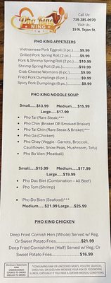 Menu photo 3 Pho King Wing Colorado Springs, CO Menu photo 3 Pho King Wing Colorado Springs, CO