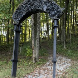 Sculpture Trails Outdoor Museum - The beautiful arch!