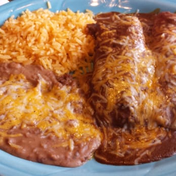 Salsas Philips Highway - Chicken enchilada and a pork tamale with rice and beans....so good! - Mexican Near Me - Jacksonville, Florida