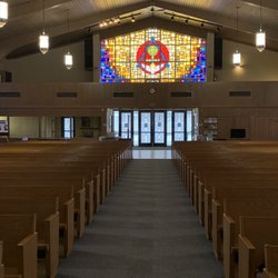 St. Lawrence O'toole Parish - Interior facing rear of church