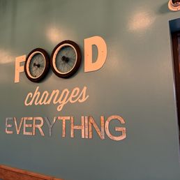 Food changes everything! Love it.