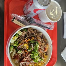 Bowl Combo.  Build your own K-Bowl, soup, and a regular drink