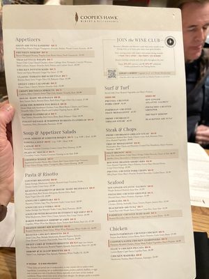 Menu photo 2 Cooper’s Hawk Winery & Restaurant Troy, MI