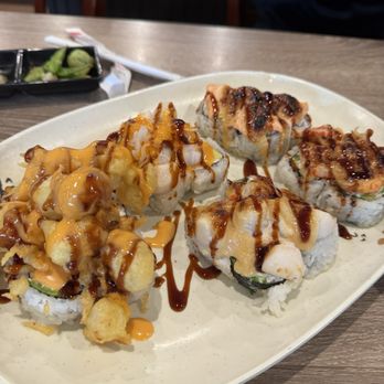 Hello Sushi Brea - Multiple baked rolls (AYCE portions) - Japanese Near Me - Placentia, California