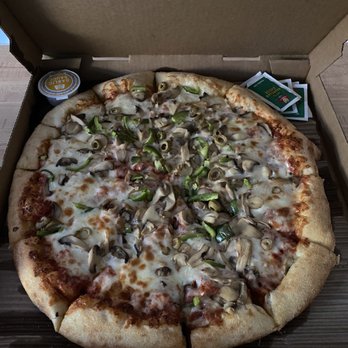Marco's Pizza - Create your own - XL Pizza. Mushrooms, green peppers and green olives. - Pizza Near Me - Forest, Virginia Marco's Pizza - Create your own - XL Pizza. Mushrooms, green peppers and green olives. - Pizza Near Me - Forest, Virginia