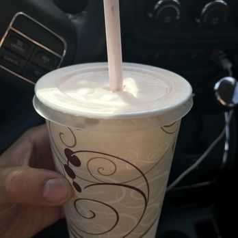 Dairy Joy - My tasty strawberry milkshake! This went down super quickly!! - Ice Cream & Frozen Yogurt Near Me - Tampa, Florida Dairy Joy - My tasty strawberry milkshake! This went down super quickly!! - Ice Cream & Frozen Yogurt Near Me - Tampa, Florida