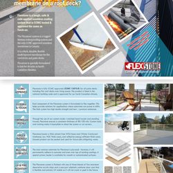 Flexstone Coatings - Fireproof watertight Flexstone sundeck coatings