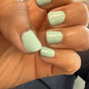 Polished Nail Lounge - Horrible application. - Nail Salons Near Me - Orange, California