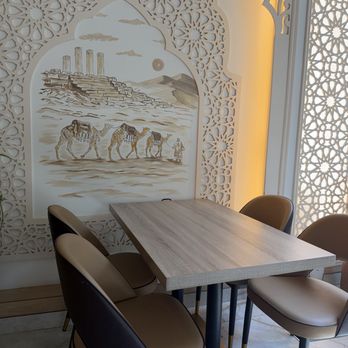 Qahwah Valley Cafe - Inside decor - Desserts Near Me - Jackson Heights, New York