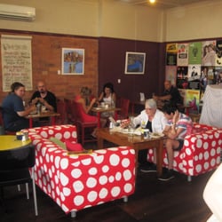 Funky decor at Java Lounge.