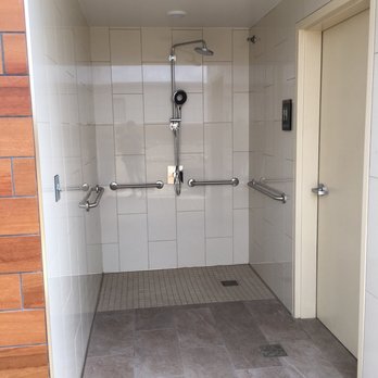 Archer Hotel Austin - Rinse off shower located on the balcony next to the pool - Hotels Near Me - Austin, Texas Archer Hotel Austin - Rinse off shower located on the balcony next to the pool - Hotels Near Me - Austin, Texas