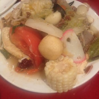 Noodle Exchange - What the mini hot pot looked was delicious and cooled off on my plate. - Chinese Near Me - Las Vegas, Nevada Noodle Exchange - What the mini hot pot looked was delicious and cooled off on my plate. - Chinese Near Me - Las Vegas, Nevada