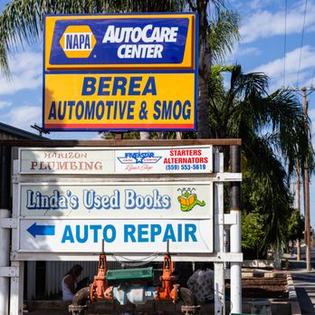 Berea Automotive Repairs - Our Berea Automotive Repair Logo in clear view on Houston Blvd. - Auto Repair Near Me - Visalia, California