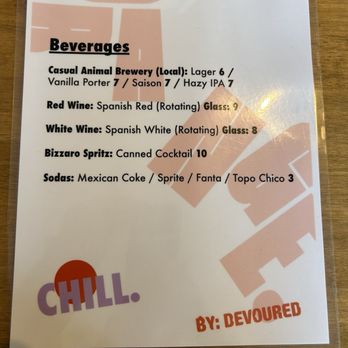 Orange by Devoured - Drink menu - Tapas/Small Plates Near Me - Kansas City, Missouri Orange by Devoured - Drink menu - Tapas/Small Plates Near Me - Kansas City, Missouri