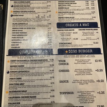 Digs on McCarthy - Menu - American Near Me - Lemont, Illinois