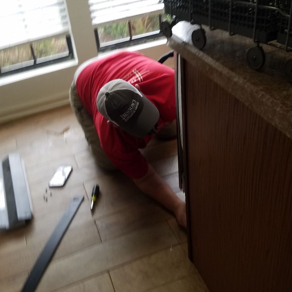 Benson's Appliance Center - That's Jimmy hard at work - Appliances & Repair Near Me - Foley, Alabama Benson's Appliance Center - That's Jimmy hard at work - Appliances & Repair Near Me - Foley, Alabama