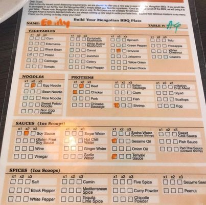 Menu photo 4 Genghis Khan Mongolian Barbeque Kansas City, MO Menu photo 4 Genghis Khan Mongolian Barbeque Kansas City, MO
