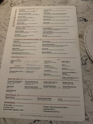 Menu photo 2 Blossom & Bourbon San Jose, CA Menu photo 2 Blossom & Bourbon San Jose, CA