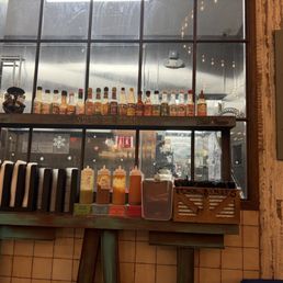 Hot sauce bar Hot sauce bar