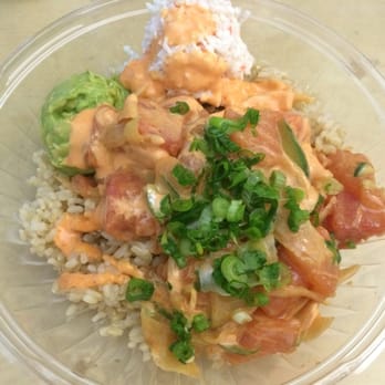 Poke Dot - Regular size (3 scoops of protein) - Seafood Near Me - Irvine, California