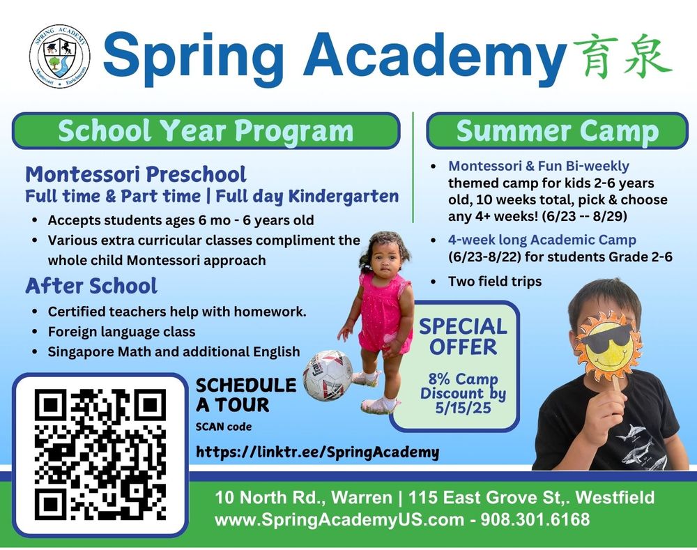 Spring Montessori Academy - childcare center in Westfield, NJ