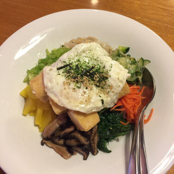Naked Tchopstix - Tofu Bibimbop. Pre-mix. You can opt out of the egg. - Japanese Near Me - Fort Wayne, Indiana Naked Tchopstix - Tofu Bibimbop. Pre-mix. You can opt out of the egg. - Japanese Near Me - Fort Wayne, Indiana