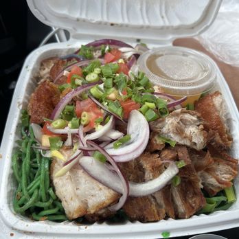 Adela’s Country Eatery - Malungay pasta with lechon - Hawaiian Near Me - Kaneohe, Hawaii Adela’s Country Eatery - Malungay pasta with lechon - Hawaiian Near Me - Kaneohe, Hawaii