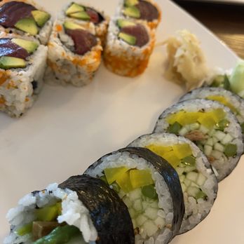 Genki Sushi & Grill - Veggie Roll and Tuna Avocado Roll - Japanese Near Me - Lancaster, Pennsylvania Genki Sushi & Grill - Veggie Roll and Tuna Avocado Roll - Japanese Near Me - Lancaster, Pennsylvania