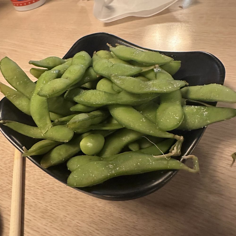 Sake - Over cooked edamame - Japanese Near Me - Chico, California Sake - Over cooked edamame - Japanese Near Me - Chico, California