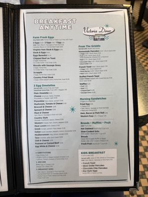 Menu photo 1 Victoria Diner Branchville, NJ Menu photo 1 Victoria Diner Branchville, NJ