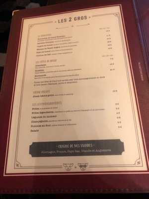 Menu photo 6 Les 2 Gros Paris, 75