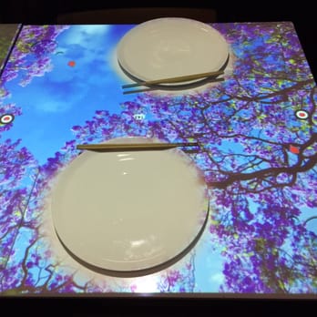 Inamo - Projected Images on the table WOW! - Asian Fusion Near Me - London, XGL