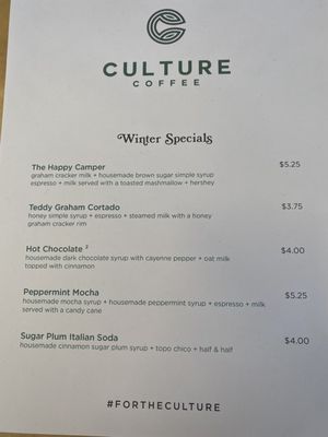 Menu photo 2 Culture Coffee Oklahoma City, OK