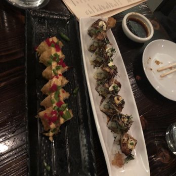 KA Sushi - Smokey Tempura (left) and Gorilla roll (on the right) - Japanese Near Me - Houston, Texas KA Sushi - Smokey Tempura (left) and Gorilla roll (on the right) - Japanese Near Me - Houston, Texas