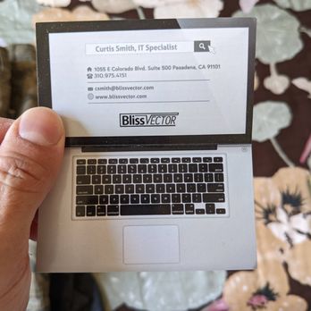 BlissVector Gaming - I love their business card - IT Services & Computer Repair Near Me - Pasadena, California